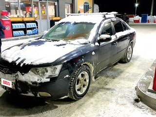 2008 Hyundai Sonata V (NF), чёрный, 370000 рублей, вид 1