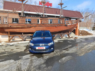 2014 Volkswagen Polo V, синий, 700000 рублей, вид 5