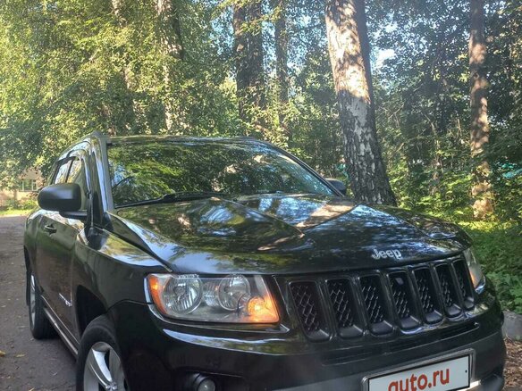 2012 Jeep Compass I Рестайлинг, чёрный, 1300000 рублей - вид 1