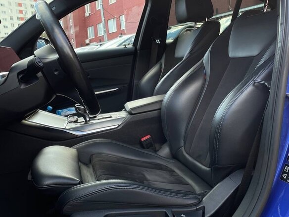 2019 BMW 3 серии 320d xDrive VII (G2x), синий, 3500000 рублей - вид 13