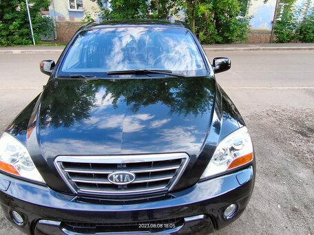2008 Kia Sorento I Рестайлинг, чёрный, 760000 рублей, вид 2