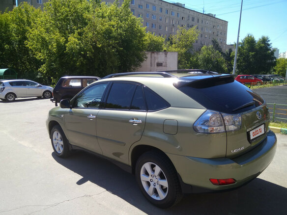 2007 Lexus RX 350 II Рестайлинг, зелёный - вид 4