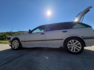 1997 BMW 3 серии 316i III (E36), серебристый, 300000 рублей, вид 4