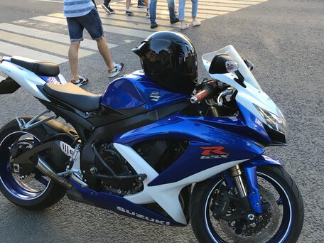 2008 Suzuki GSX-R 600, синий, 690000 рублей, вид 1