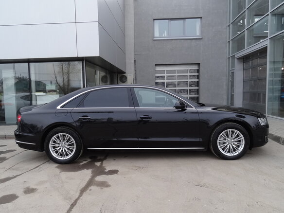 2014 Audi A8 III (D4) Рестайлинг, чёрный - вид 6