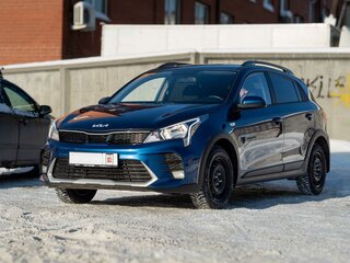 2021 Kia Rio X IV Рестайлинг, синий, 1810000 рублей, вид 2