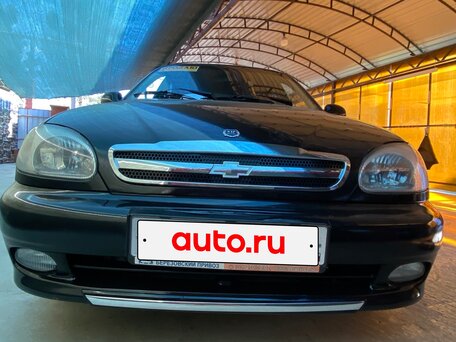 2007 Chevrolet Lanos I, чёрный, 274000 рублей, вид 1