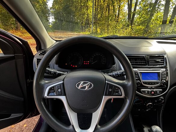 2012 Hyundai Solaris I, фиолетовый - вид 17