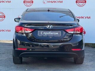 2014 Hyundai Elantra V (MD) Рестайлинг, чёрный, 1249000 рублей, вид 4