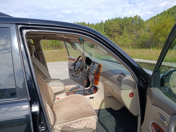 2007 Lexus LX 470 II Рестайлинг, чёрный, 1800000 рублей - вид 6
