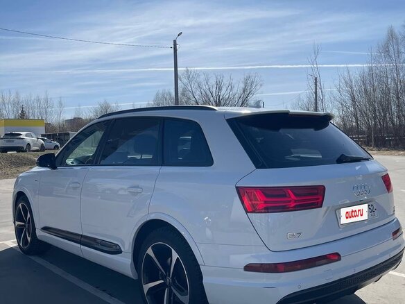 2017 Audi Q7 II (4M), белый, 4800000 рублей - вид 7