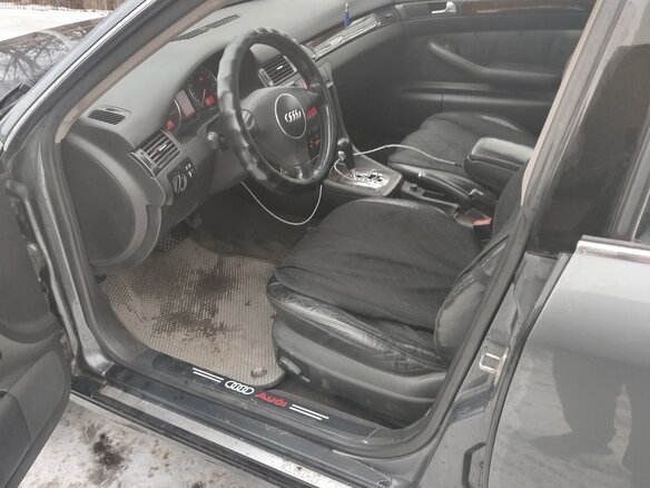 2002 Audi A6 II (C5) Рестайлинг, серый, 680000 рублей - вид 2