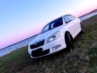 2010 Skoda Octavia II (A5) Рестайлинг, белый, 700000 рублей, вид 1