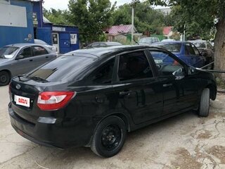2014 Lada (ВАЗ) Granta I, чёрный, 450000 рублей, вид 2