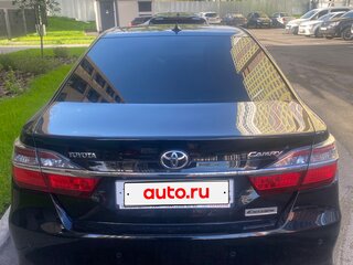 2016 Toyota Camry VII (XV50) Рестайлинг, чёрный, 2250000 рублей, вид 3