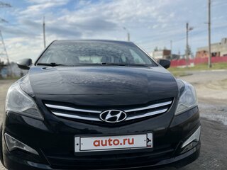 2016 Hyundai Solaris I Рестайлинг, чёрный, 1350000 рублей, вид 2