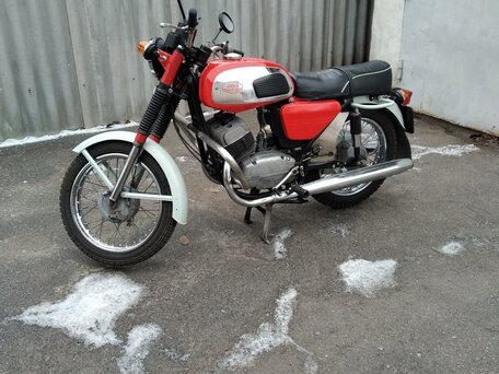 1977 Jawa 350/634, красный, 300000 рублей, вид 1