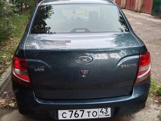 2015 Lada (ВАЗ) Granta I, серый, 519000 рублей, вид 3