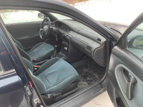 1997 Mazda 626 IV (GE), синий, 250000 рублей - вид 9