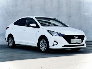 2020 Hyundai Solaris II Рестайлинг, белый, 1600000 рублей, вид 3