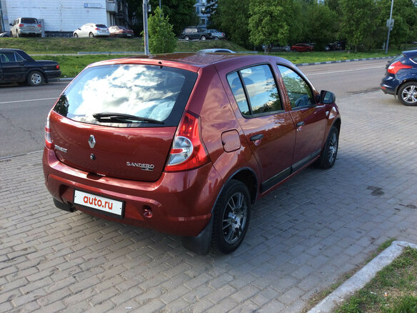 2012 Renault Sandero I, красный - вид 5