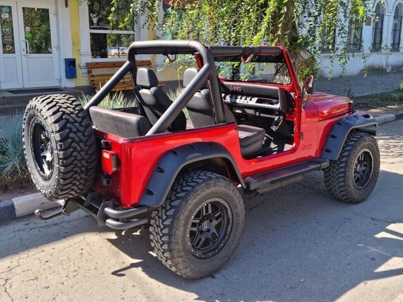1993 Jeep Wrangler I (YJ), красный, 2100000 рублей - вид 13