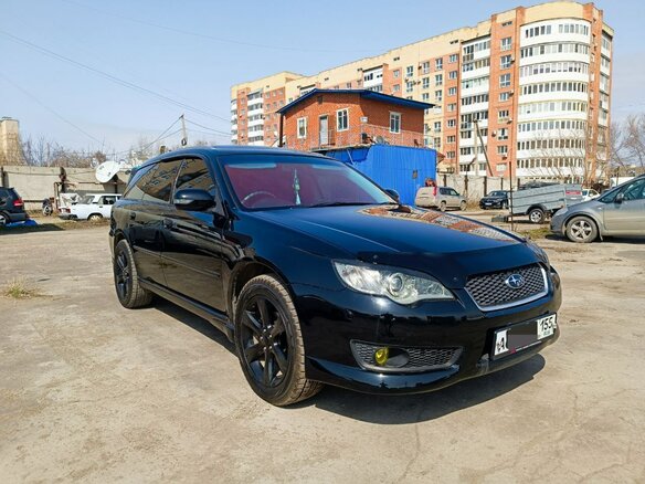2007 Subaru Legacy IV Рестайлинг, чёрный, 900000 рублей - вид 2