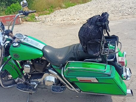1999 Harley-Davidson Road King, зелёный, 780000 рублей, вид 3