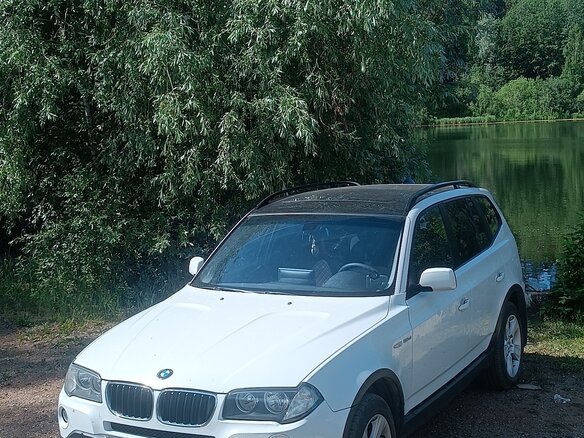 2007 BMW X3 20d I (E83) Рестайлинг, белый, 1500000 рублей