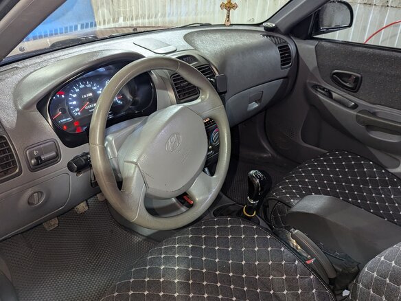2008 Hyundai Accent ТагАЗ II, красный, 650000 рублей - вид 3