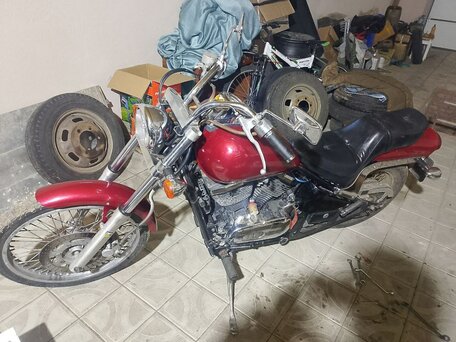 1995 Kawasaki VN400 Vulcan, красный, 235000 рублей, вид 1