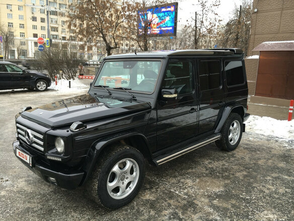 2002 Mercedes-Benz G-Класс 500 II (W463), чёрный - вид 2