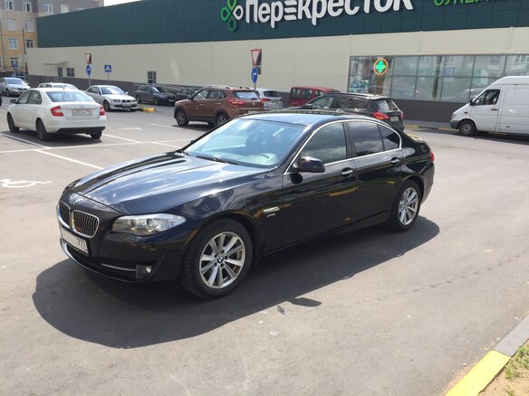 2011 BMW 5 серии 530d xDrive VI (F10/F11/F07), чёрный - вид 2
