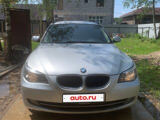 2007 BMW 5 серии 520d V (E60/E61) Рестайлинг, серебристый, 1200000 рублей, вид 1