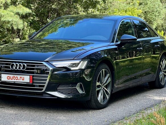2018 Audi A6 40 TDI V (C8), серый - вид 3