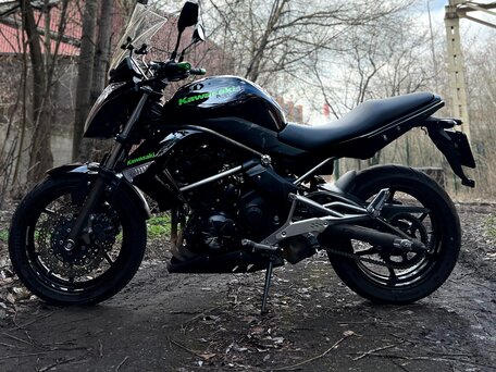 2011 Kawasaki ER-4N, чёрный, 370000 рублей, вид 3