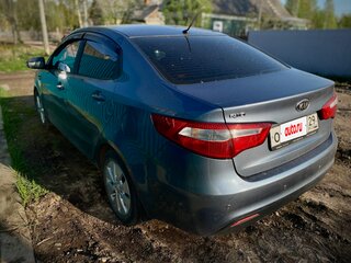 2011 Kia Rio 4-speed III, голубой, 650000 рублей, вид 4