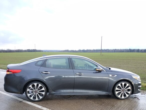2017 Kia Optima IV, серый, 1422947 рублей - вид 4