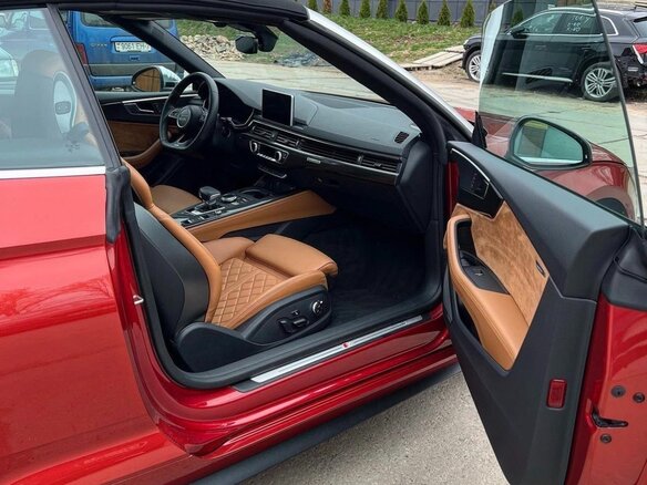 2018 Audi S5 II (F5), оранжевый, 3850000 рублей - вид 9
