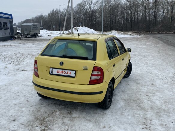 2003 Skoda Fabia I, жёлтый, 215000 рублей - вид 5