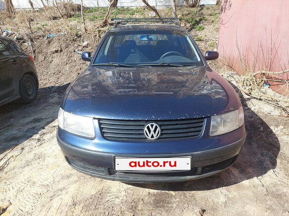 1998 Volkswagen Passat B5, синий, 350000 рублей - вид 1