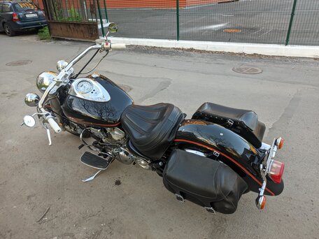 2003 Yamaha XV 1600 Road Star, чёрный, 630000 рублей, вид 1