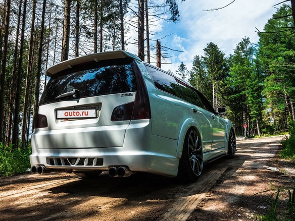2003 Nissan Stagea II, белый - вид 5
