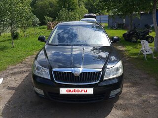2011 Skoda Octavia II (A5) Рестайлинг, чёрный, 790000 рублей, вид 1