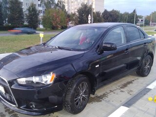 2014 Mitsubishi Lancer X Рестайлинг, чёрный, 900000 рублей, вид 2