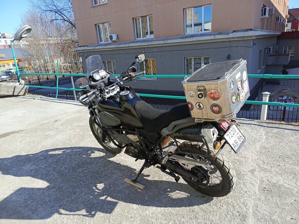 2008 Yamaha XT660Z Tenere, чёрный, 411000 рублей - вид 5