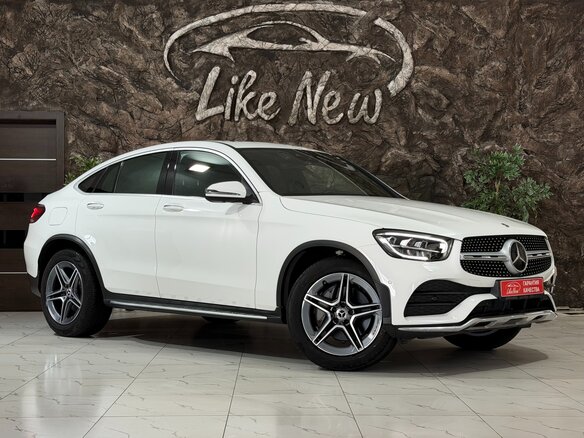 2022 Mercedes-Benz GLC Coupe 220 d I (C253) Рестайлинг, белый - вид 1