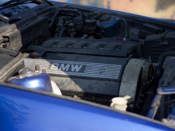 1995 BMW 5 серии 520i III (E34), синий - вид 17
