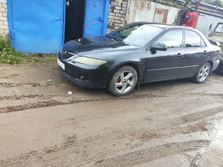 2003 Mazda 6 I (GG), чёрный, 240000 рублей, вид 1