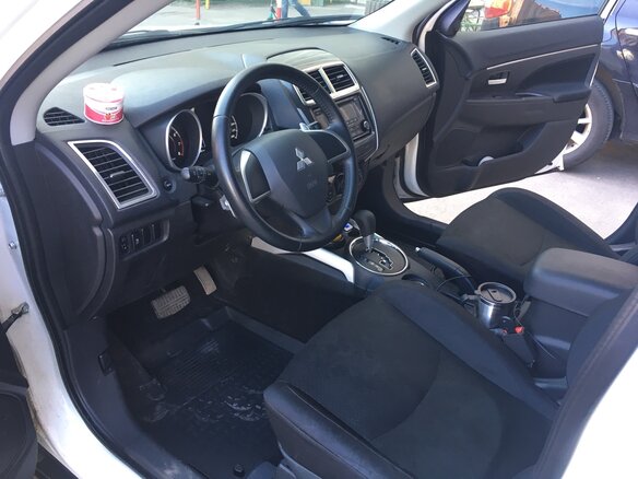 2013 Mitsubishi ASX I Рестайлинг, белый - вид 8
